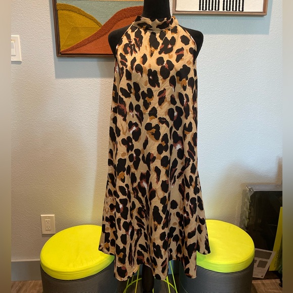 SHEIN Curve | Size 4XL (US 20) | Leopard | Animal Print | Mini Dress | ALine - Picture 1 of 12